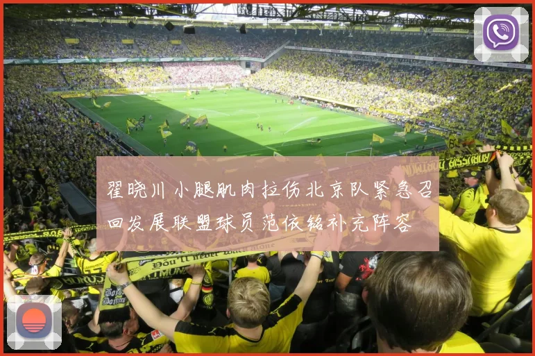 翟晓川小腿肌肉拉伤北京队紧急召回发展联盟球员范依铭补充阵容